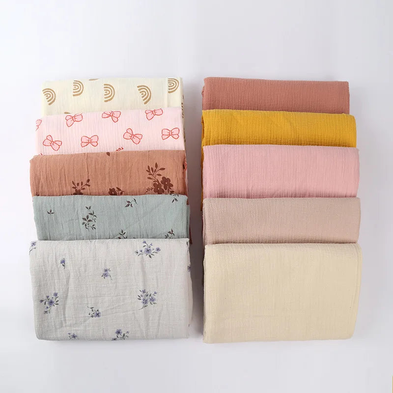 CozyCot Muslin Wrap – Soft Cotton Baby Blanket