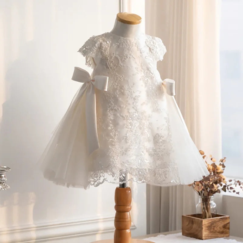 Infant Dress Gown Princess Elegant Children's Dress Girl Party Luxury Wedding Bridesmaid Prom Gown