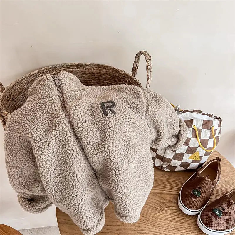 Lambswool Zip Jacket – Kids Winter Coat