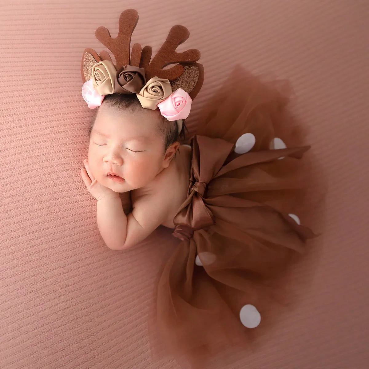 DeerDazzle Set – Christmas Tutu & Headband