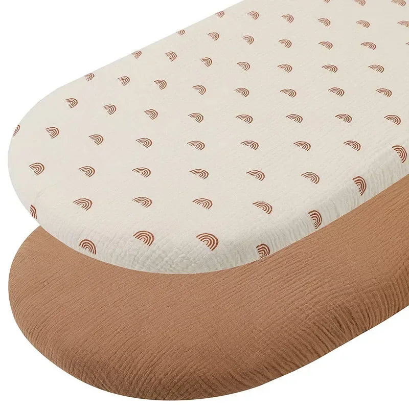 SnugNest Sheet – Ultra-Soft Bassinet & Cradle Fitted Cover