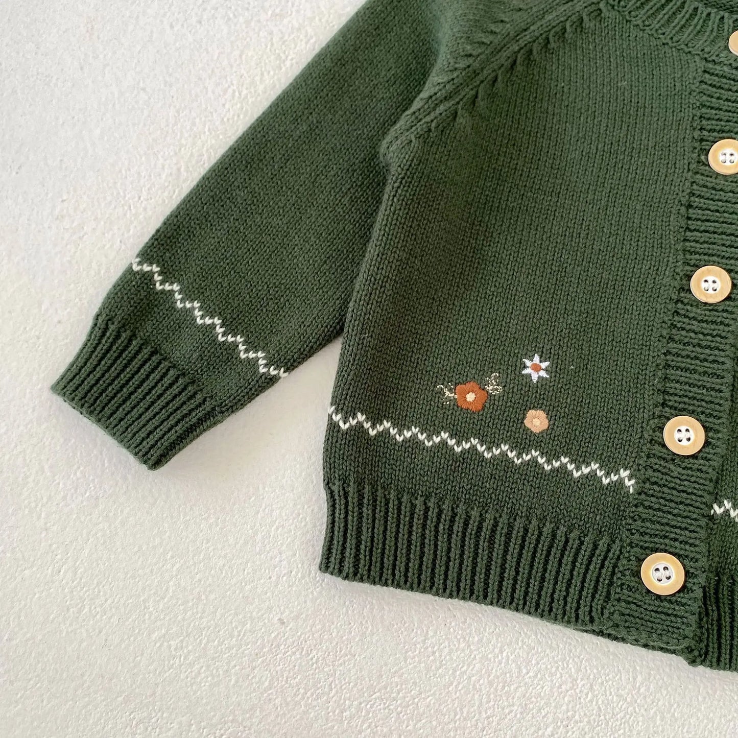 ThreadJoy Knit Top – Embroidered Cotton Sweater for Littles