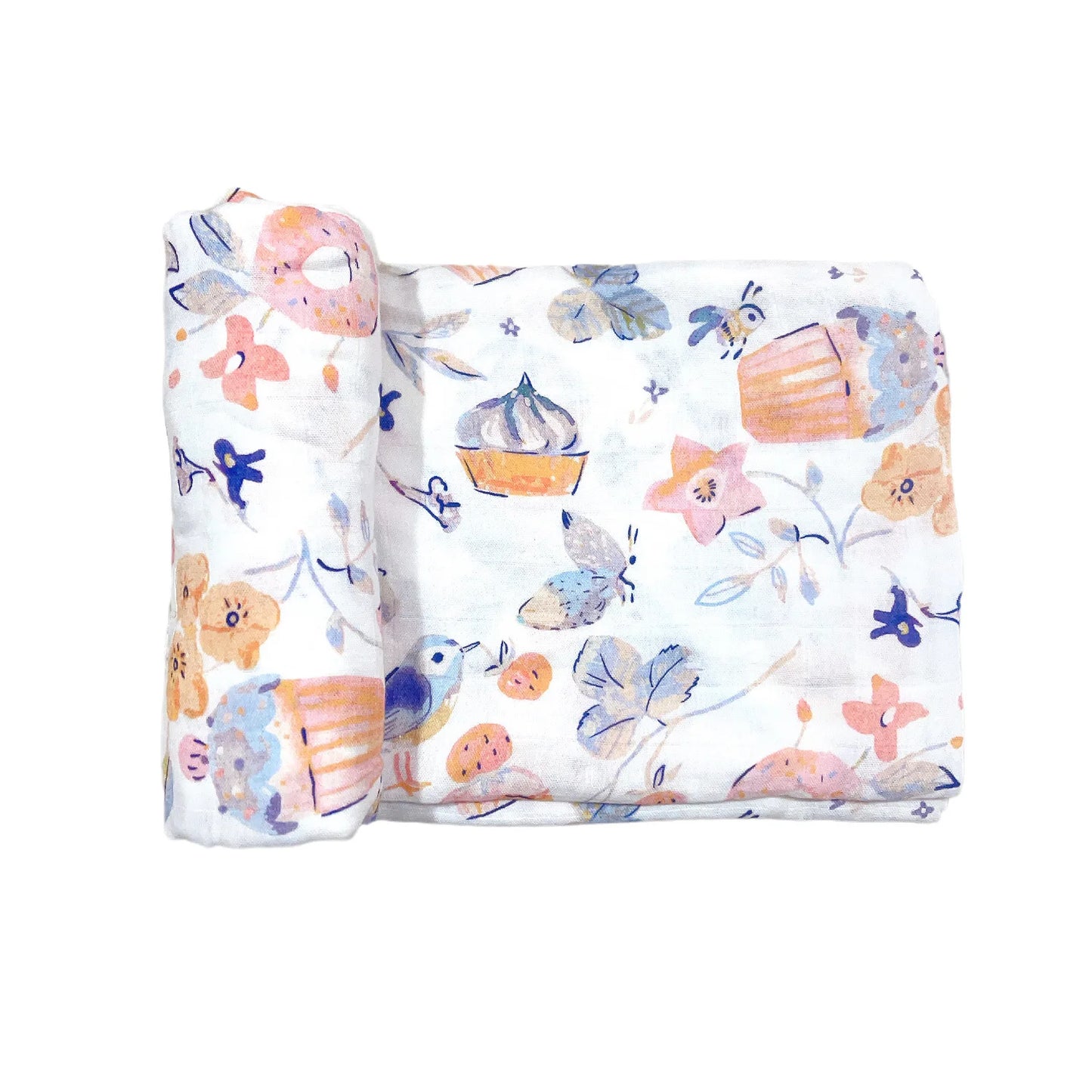 BambinoNest Wrap – Ultra-Soft Muslin Swaddle & Cover