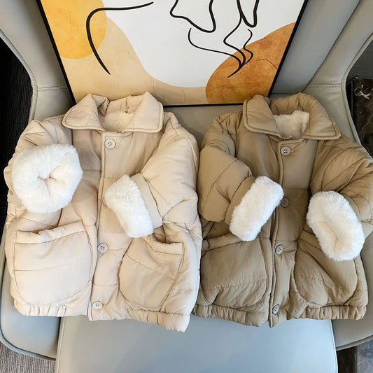 FrostGlow Jacket – Plush-Lined Winterwear for Boys & Girls