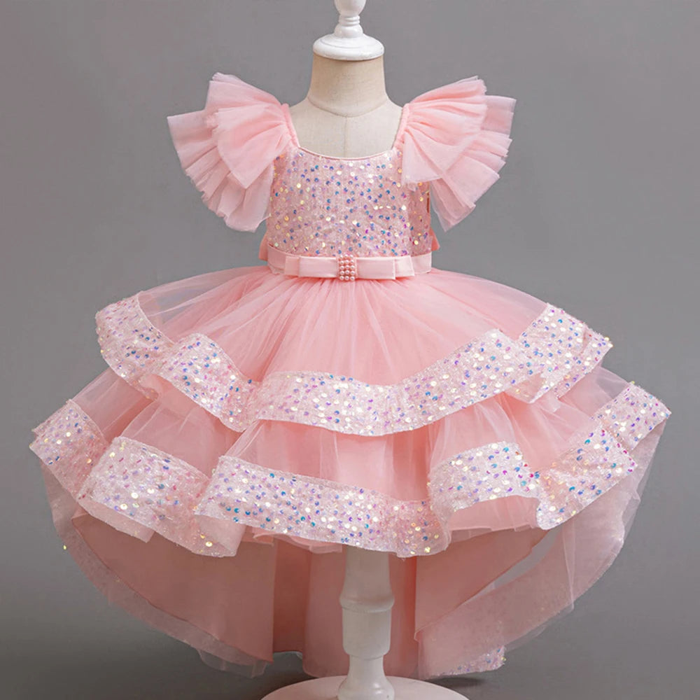 EverGleam Dress – Green Sequin Party Gown