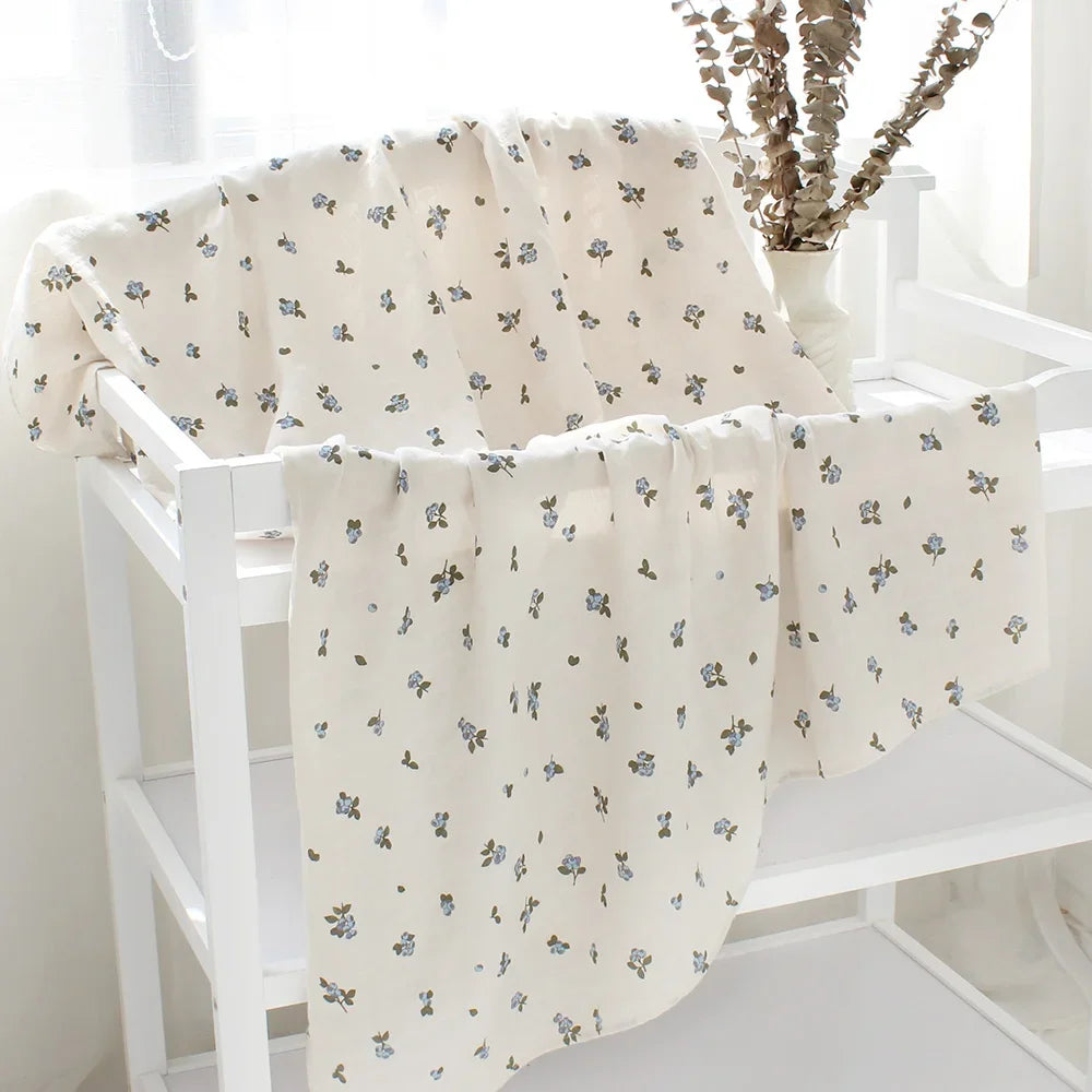 AcaciaBloom Swaddle – Organic Muslin Wrap Set for Newborns