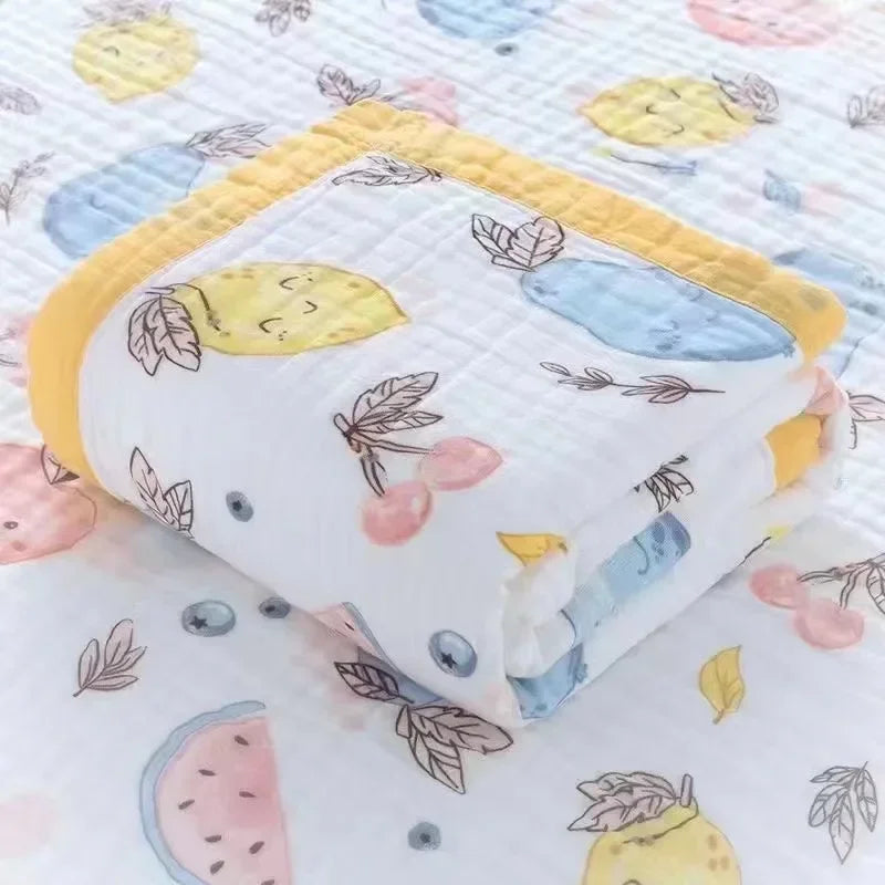 CloudWeave – 6-Layer Cotton Swaddle Blanket