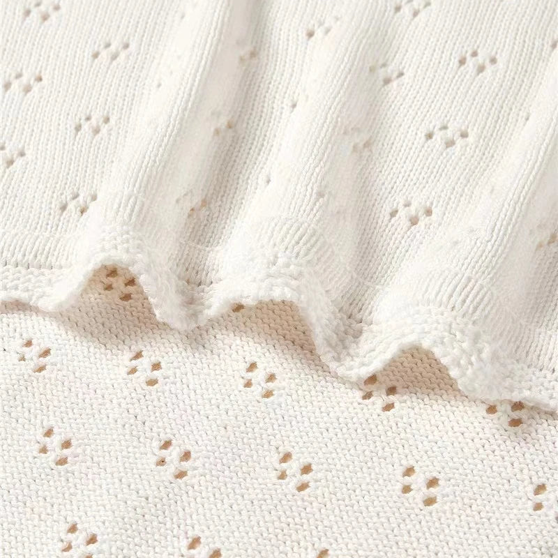 Naptide Baby Knit – Cozy Cotton Blanket for Crib & Wrap