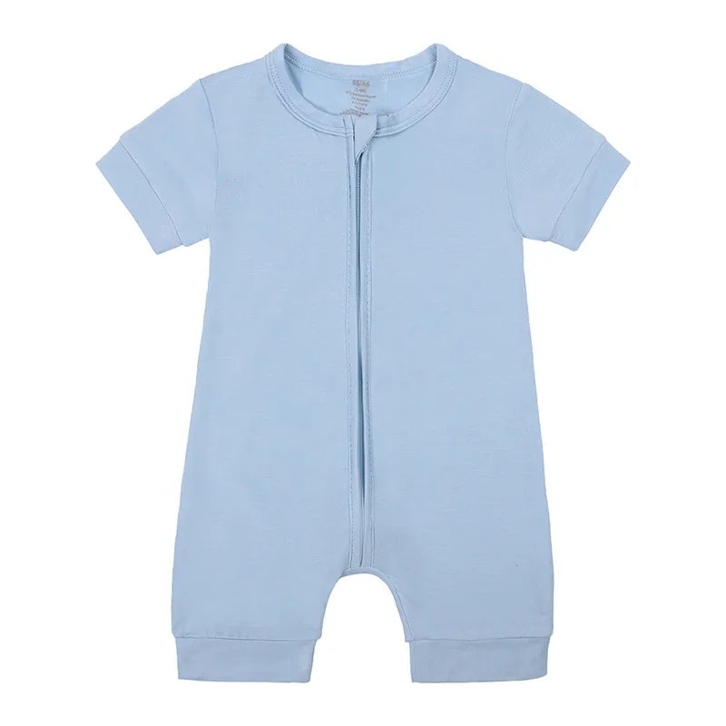 BambinoZip Romper – Soft Bamboo Baby Bodysuit