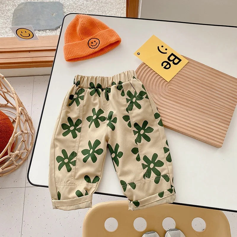 PetalPuff Trousers – Soft Cotton Baby Pants