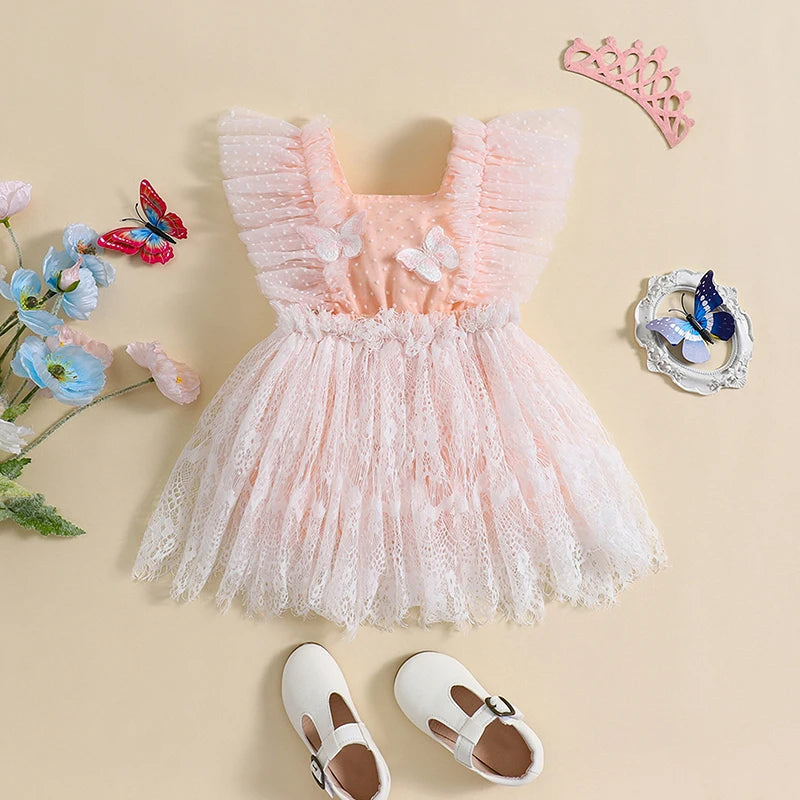 ButterCharm Dress – 3D Lace Butterfly Baby Princess Wear