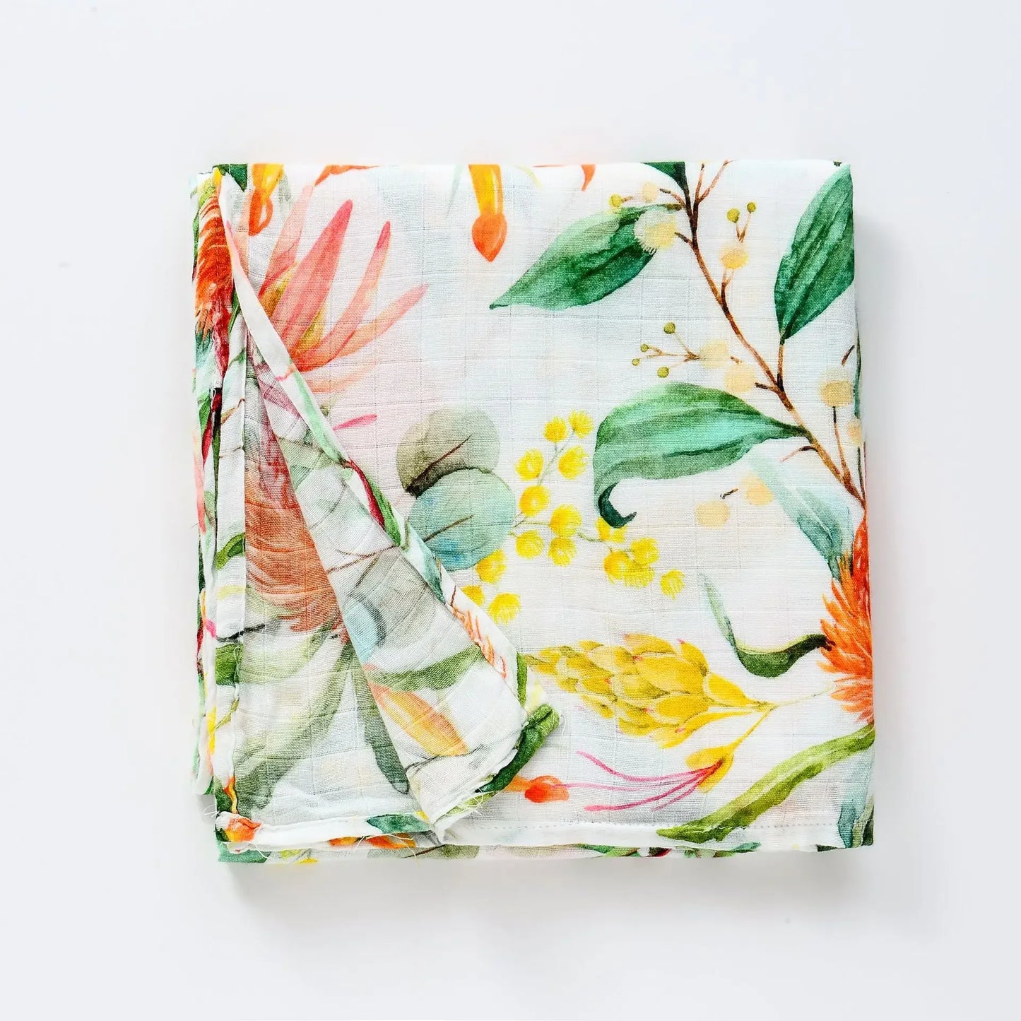SnuggleSketch Wrap – Printed Bamboo Cotton Swaddle for Newborns