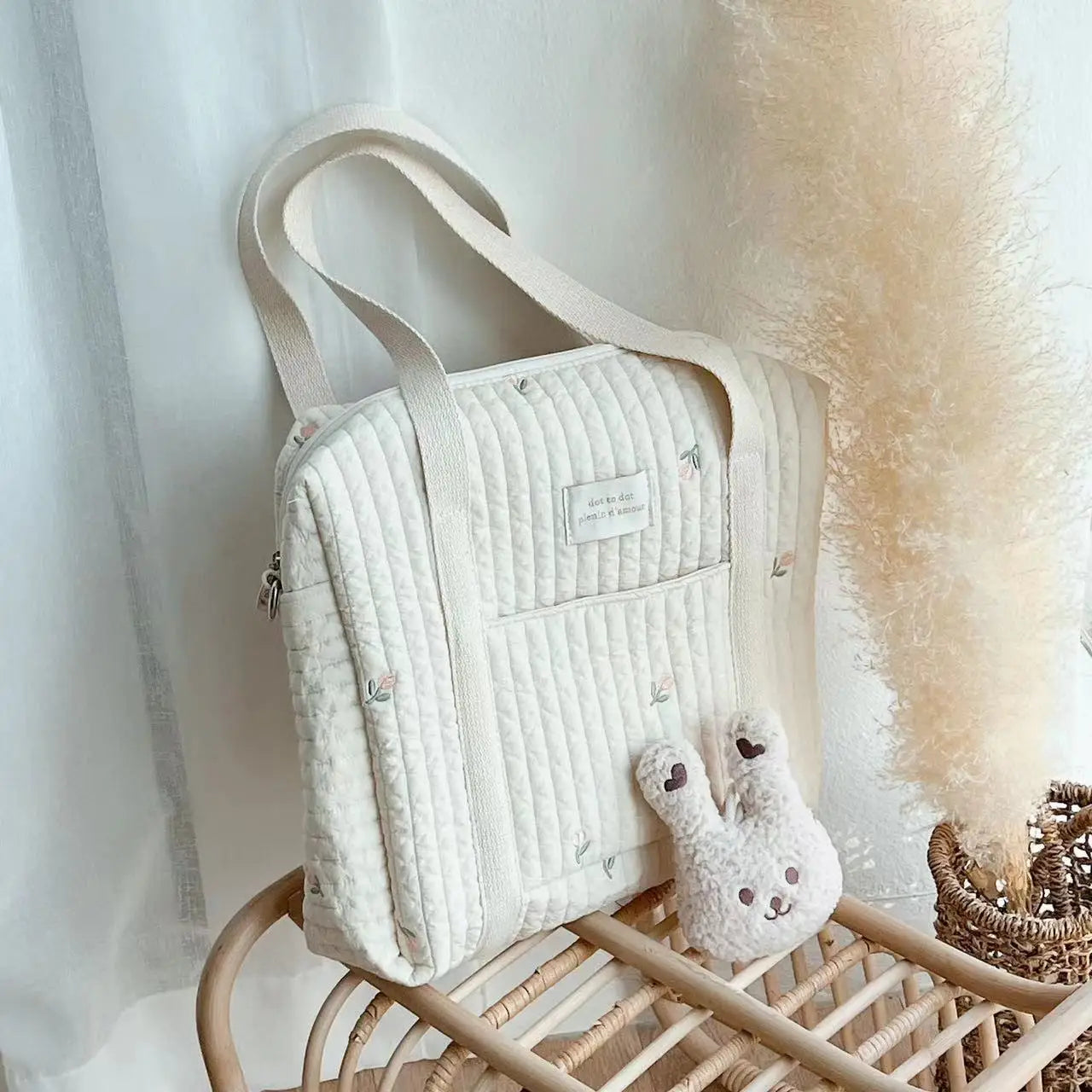 QuiltNest – Quilted Maternity & Diaper Tote for Moms
