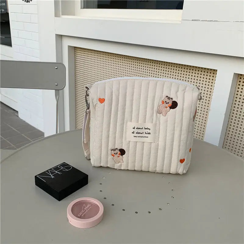 Baby Bag Diaper Organizer Toiletry Nappy Caddy Pouch Diapering Toilet Mommy Makeup Cluth Bag for Stroller