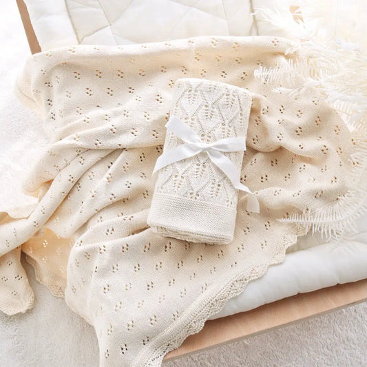 Naptide Baby Knit – Cozy Cotton Blanket for Crib & Wrap