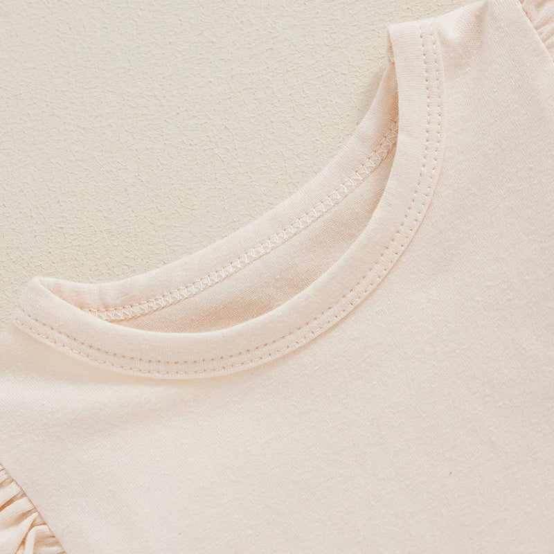 RosyNest  Set – Baby Girl Ruffle Romper & Floral Bottoms