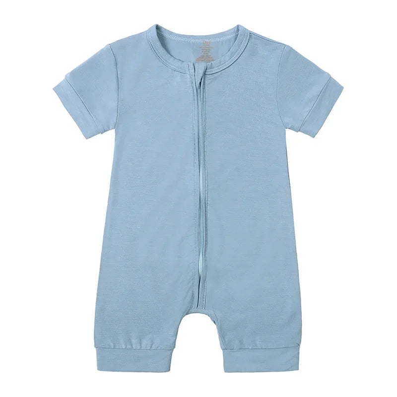 BambinoZip Romper – Soft Bamboo Baby Bodysuit