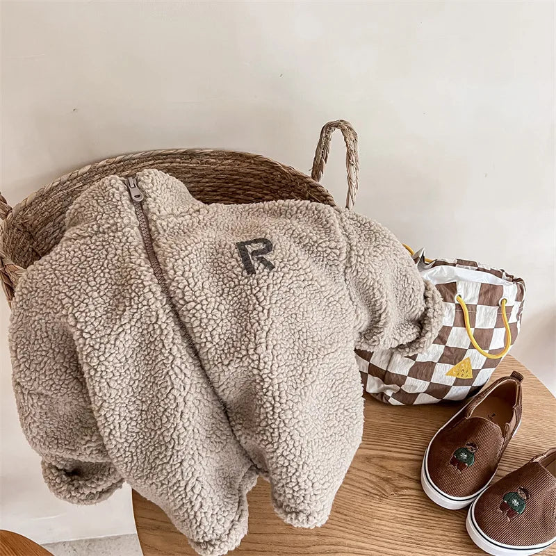 Lambswool Zip Jacket – Kids Winter Coat