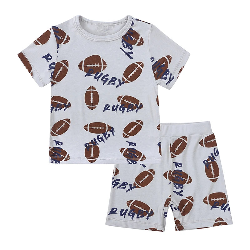 BambooBreeze Kids Short Sleeve Sleepwear Set