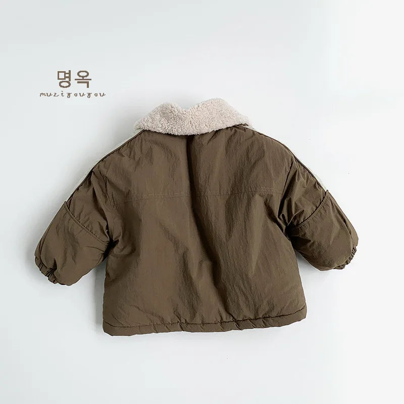 FrostBean Jacket – Plush Zip-Up Winterwear for Kids