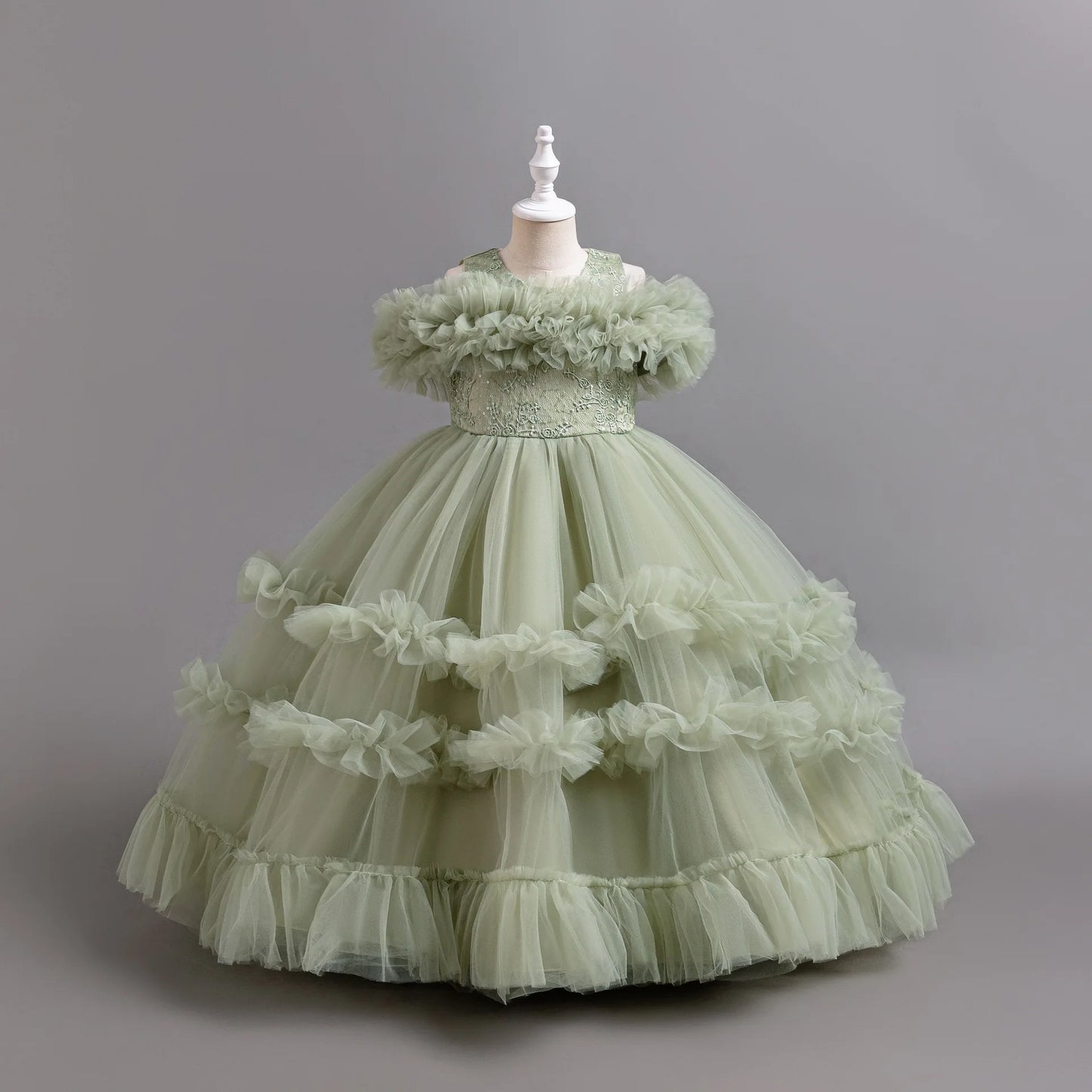 GlimmerBelle Tutu – Elegant Party & Wedding Gown for Girls