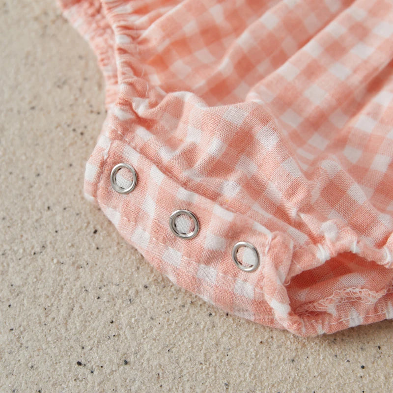 FrillJoy Set – Smocked Strap Romper + Headband