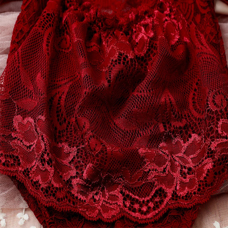 HollyBloom – Newborn Lace Romper & Headband Set