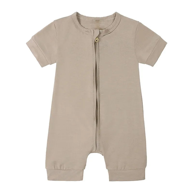 BambinoZip Romper – Soft Bamboo Baby Bodysuit