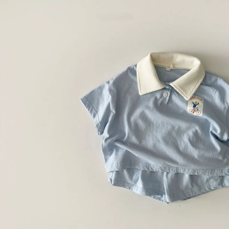 BreezeFit  Boys Polo & Shorts Set