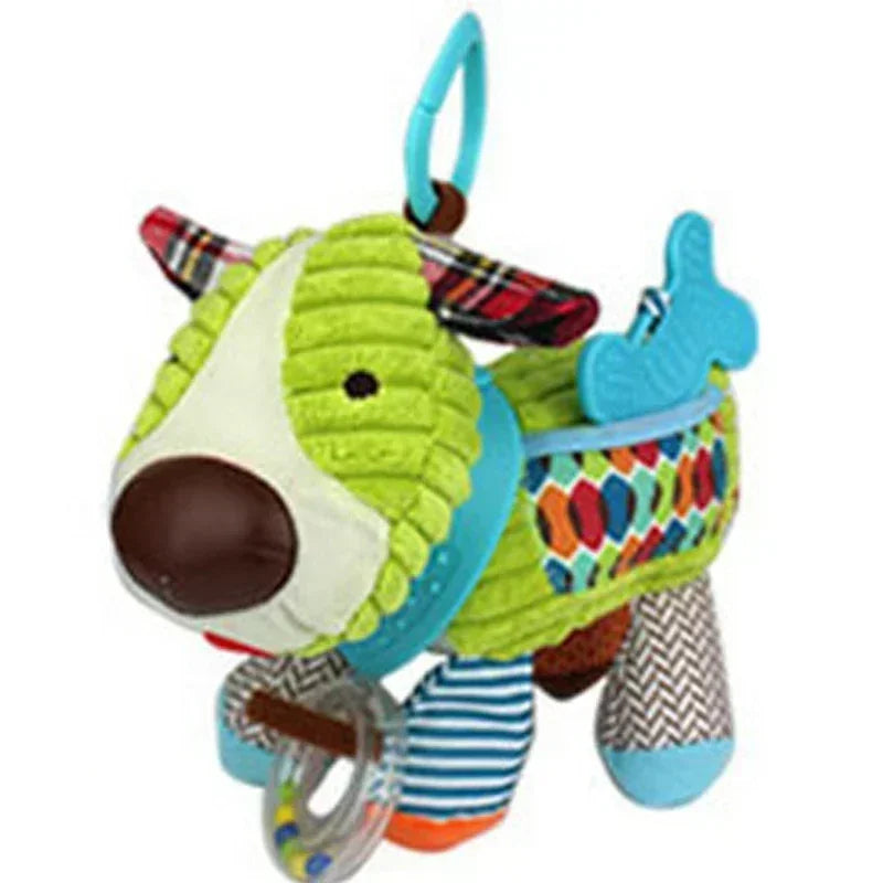 TummyToys – Animal Plush Rattle Set for Babies