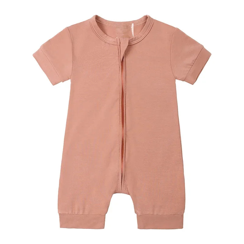BambinoZip Romper – Soft Bamboo Baby Bodysuit