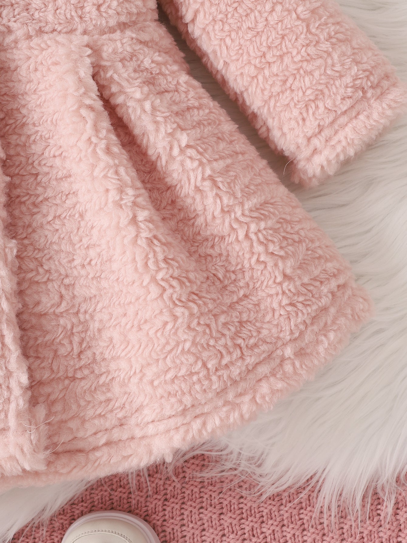 European And American Girls' Plush Coat