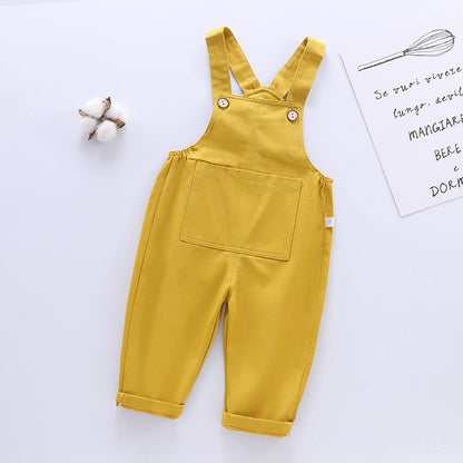 Children's Overalls Spring Thin Open Casual