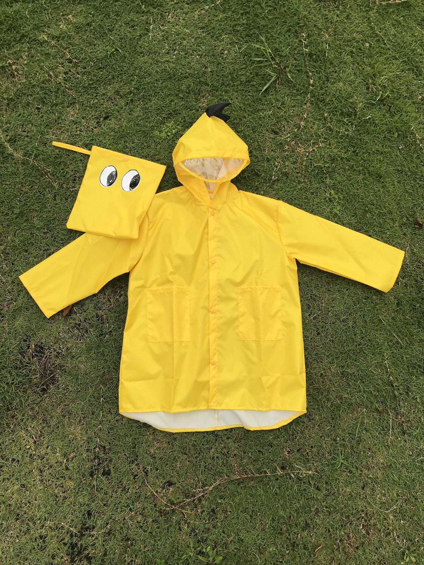 Children's Fashion Cute Simple Dinosaur Shape Raincoat