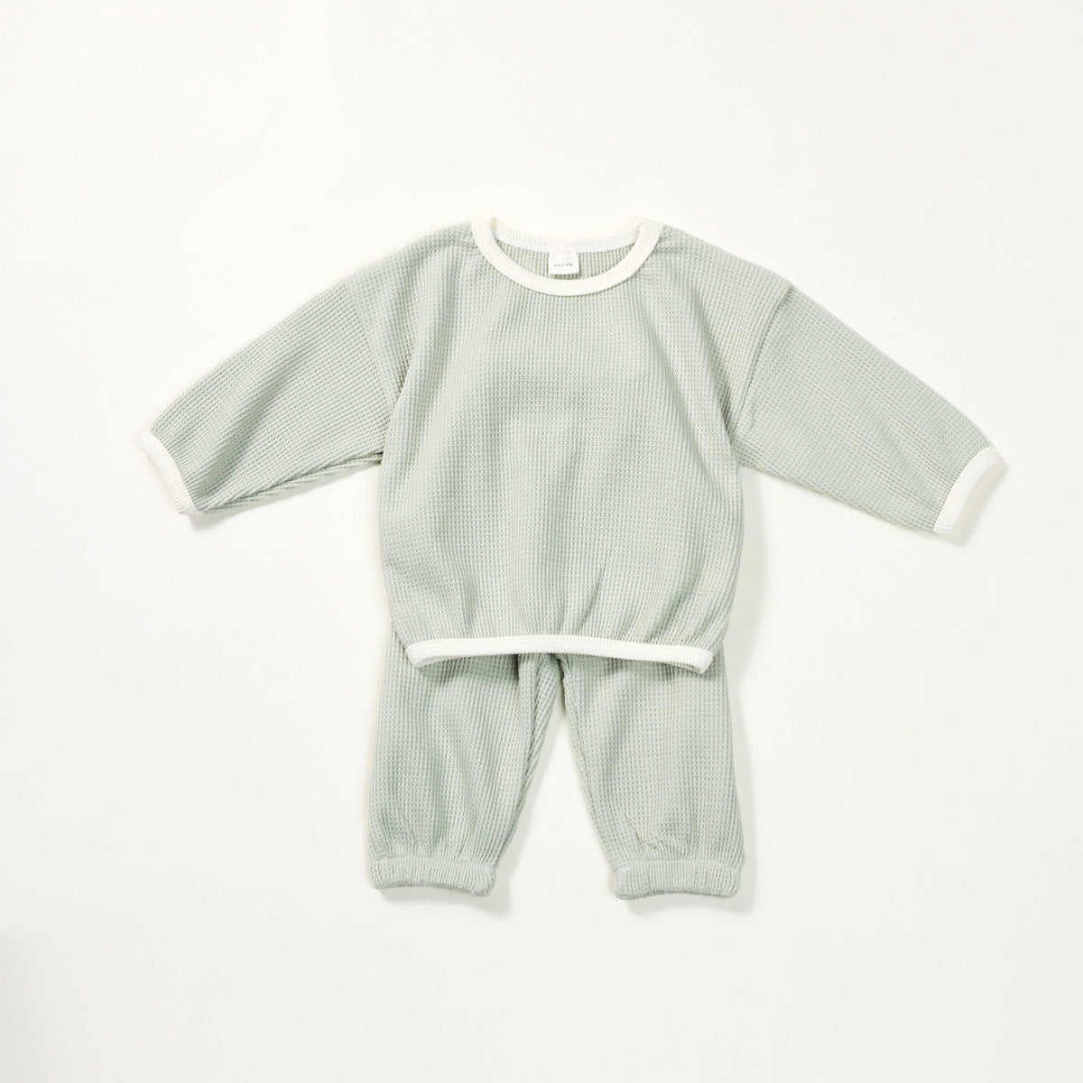 Solid Color Casual Baby Homewear