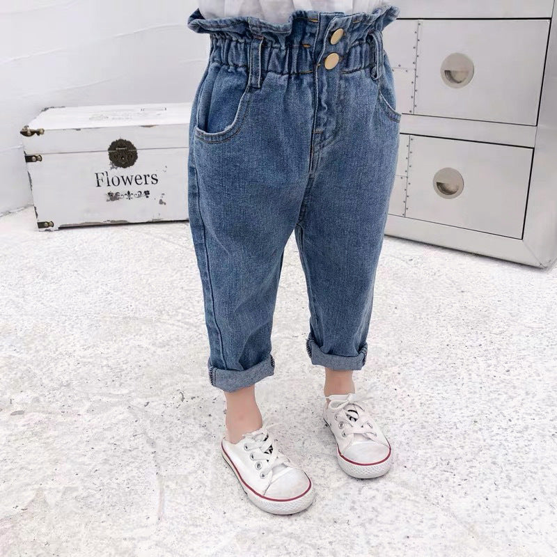 Girls' spring jeans