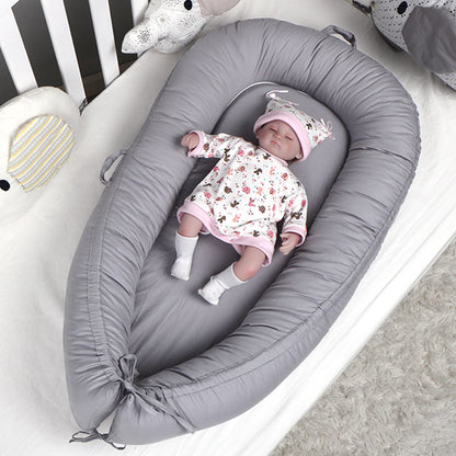 New solid color crib bed