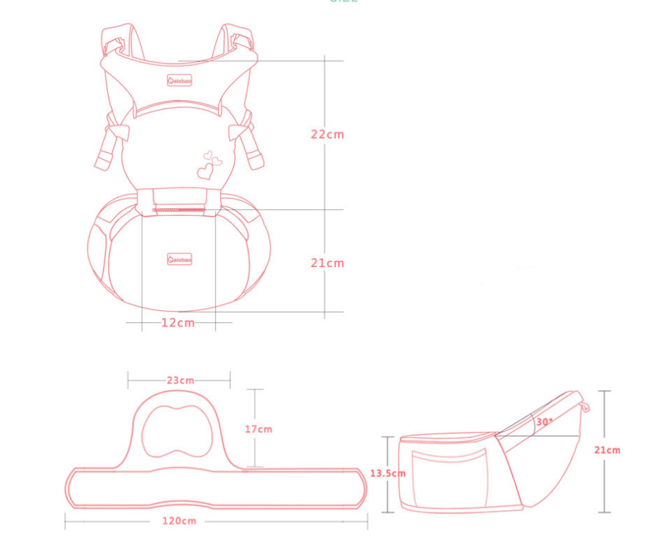 Multifunctional baby carrier