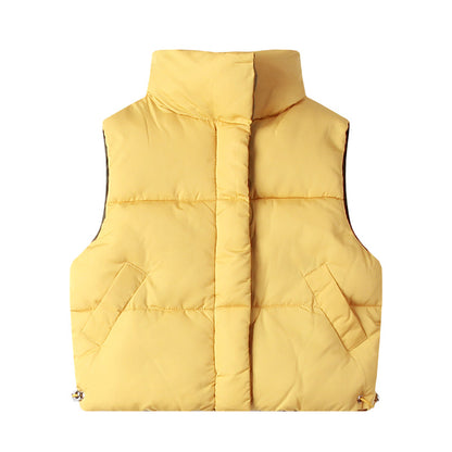 Children's down cotton vest