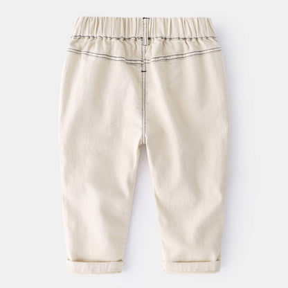 Korean Baby Solid Color All-Match Trousers