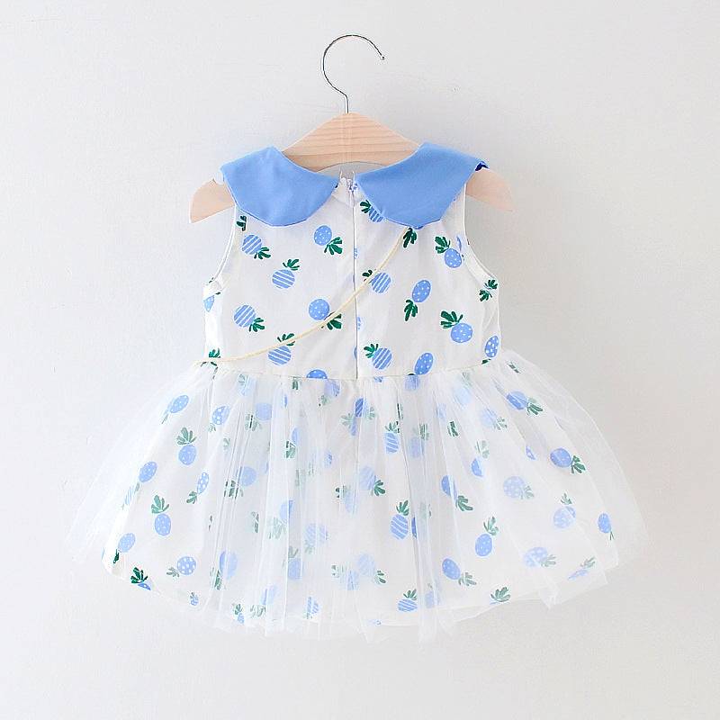 Summer New Girls' Dresses For Children Sleeveless