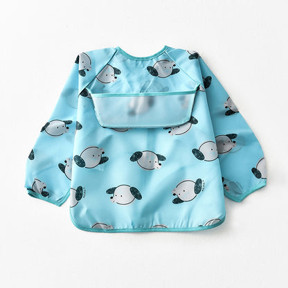 Umbrella Children's Waterproof Bib Long-sleeved Baby Waterproof Coveralls For Infants And Toddlers