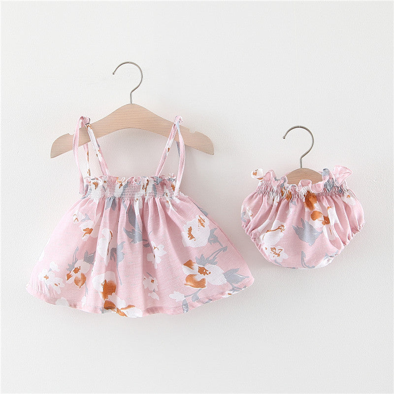 Baby New Summer Korean Princess Dress Baby Skirt Girl Dress Suit