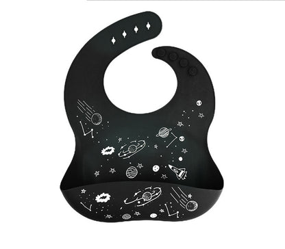 Baby'S Eating Bib Baby'S Supplementary Food Bib Children'S Waterproof And Dirt Proof Silicone Super Soft Children'S Saliva Bib Rice Bib