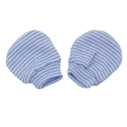 Striped Finger Cots Children's Newborn And Toddler Hand Guards Against Scratching Face