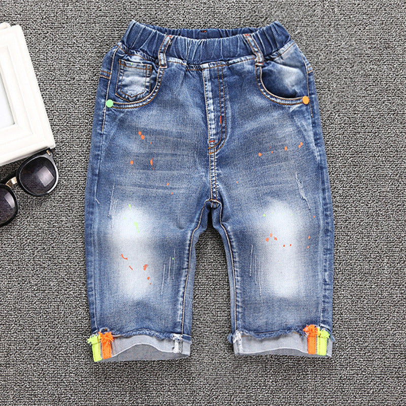 Children's Clothes, Children's Pants, Boy Jeans, Summer Casual Fashion Shorts