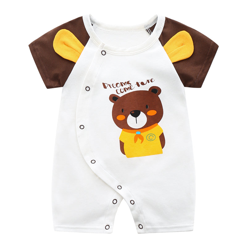 Baby Siamese Cotton 2 Months Newborn Male Short Sleeve