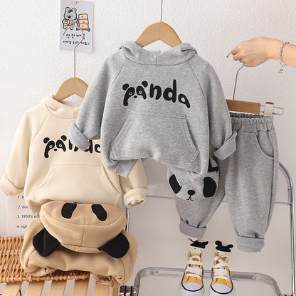 Autumn And Winter Lesser Panda Cotton Comfortable Long Sleeve Suit