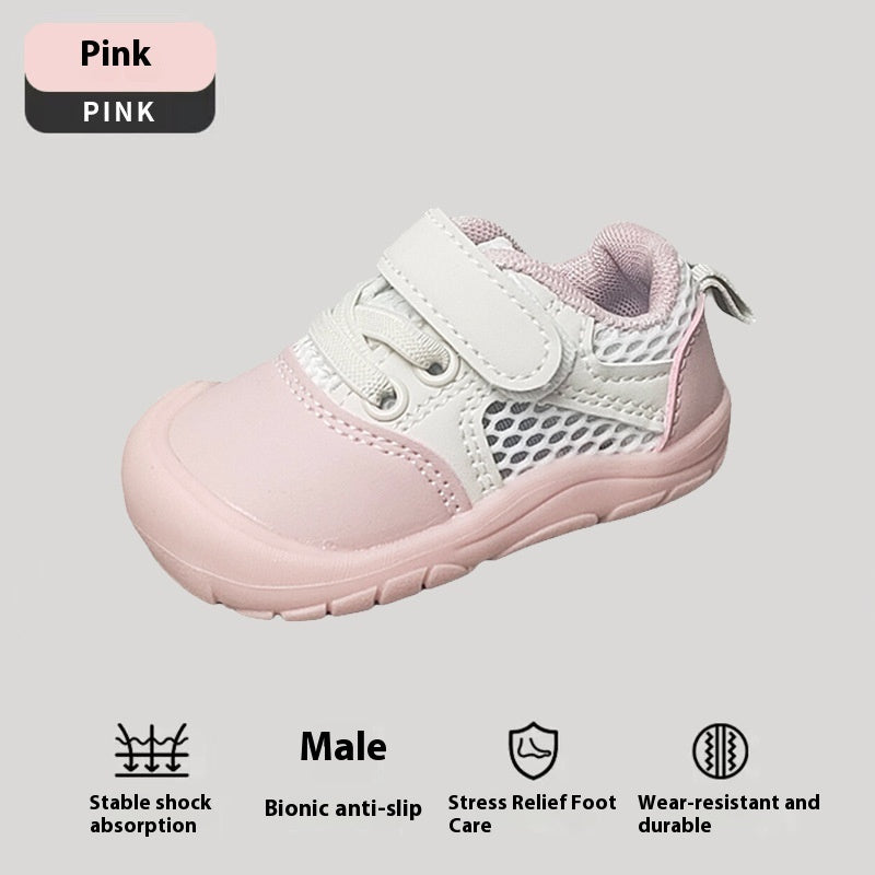 Baby Girl Soft Bottom Toddler Breathable Mesh Shoes