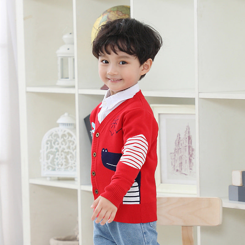 Boys cardigan sweater